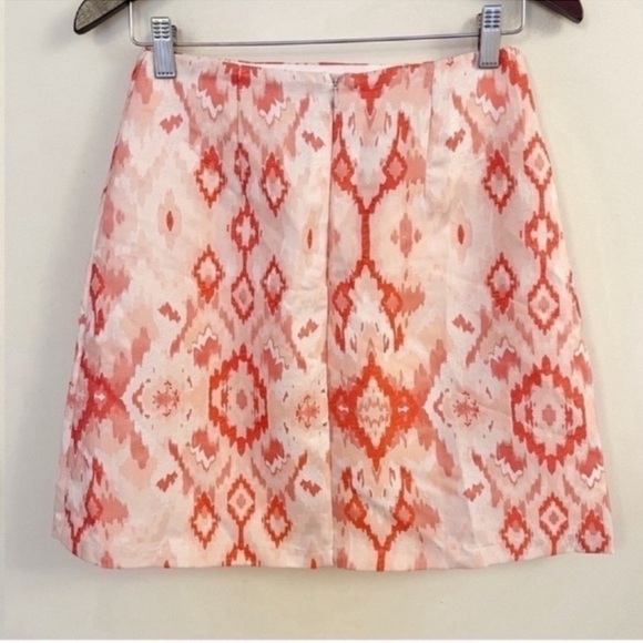 Anthropologie x Hutch Kasi Jacquard Mini Skirt Size 4 Pink Lined NEW MSRP $128 - Picture 4 of 10